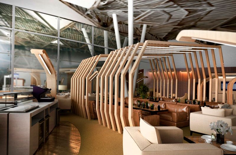 Дизайнерские решения в lounge-зоне Top Lounge от «EXPERT RETAIL»